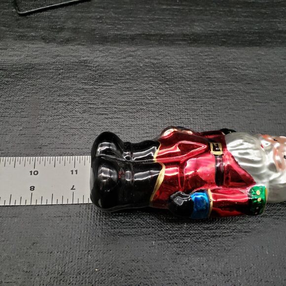 Yuletide Traditions Nutcracker Handblown Glass Christmas Tree Ornament - Picture 7 of 7